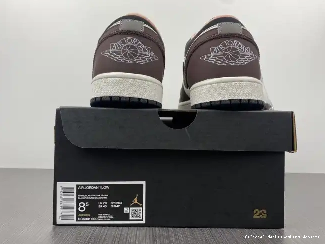Official Maikesneakers Air Jordan Low DC6991-200 1 Mocha 0417